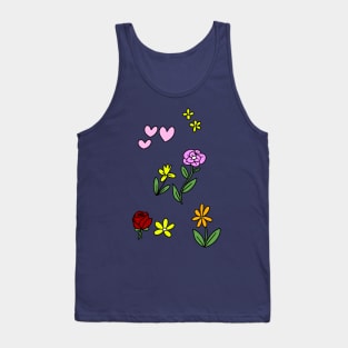 Hearts and Flowers Tank Top
